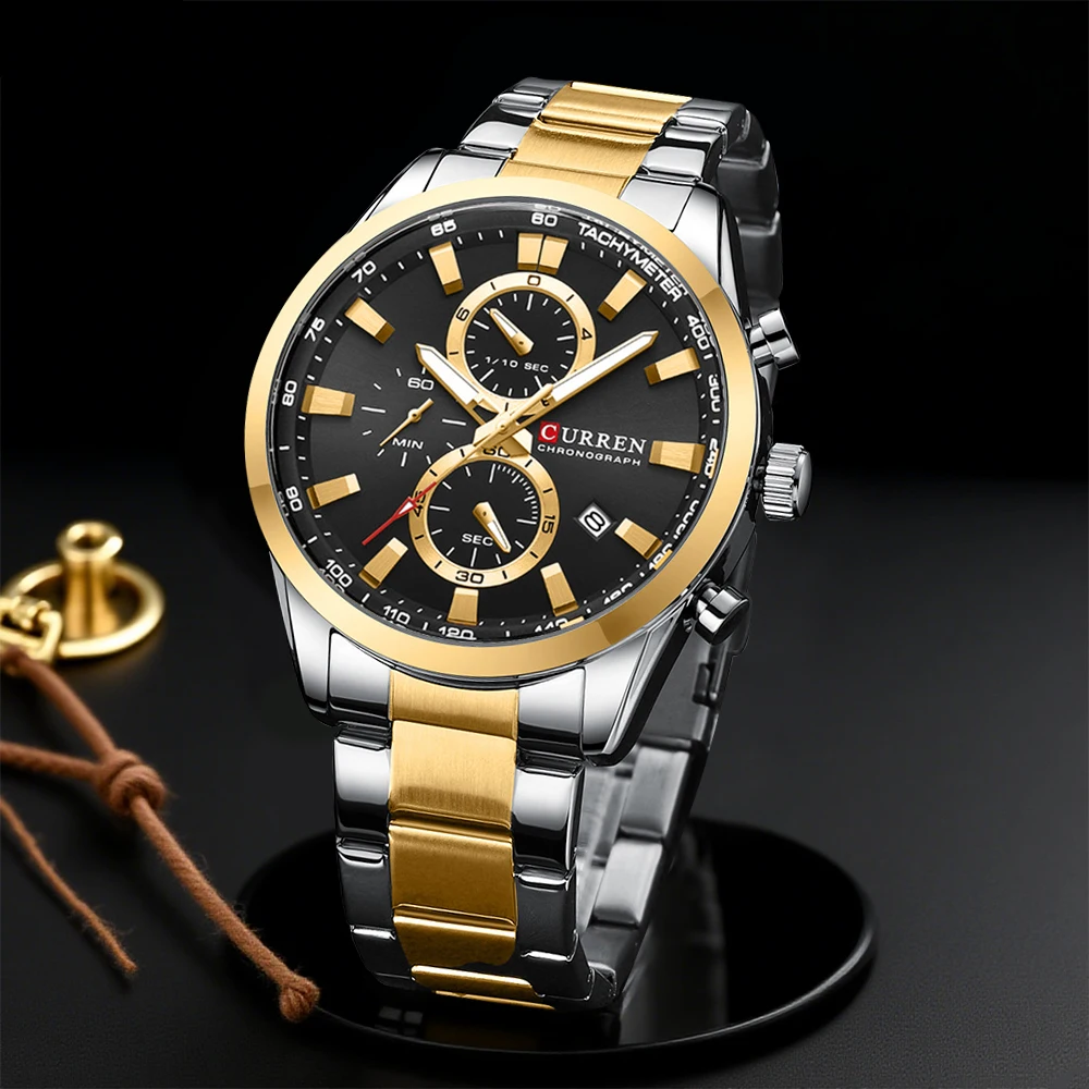 Jewelry For Watches - CURREN Casual Quarz Chrono Sportuhren Marken